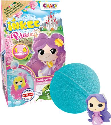 Kinderbadtoevoeging Badbom Prinses, 1 st.
