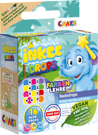 Kinderbadtoevoeging baddruppels voor toverstaf, 16 stuks