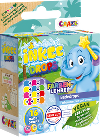 Kinderbadtoevoeging baddruppels voor toverstaf, 16 stuks
