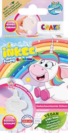 Kinderbadtoevoeging Foamy Rainbow Unicorn, 1 stuk