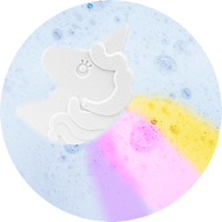 Kinderbadtoevoeging Foamy Rainbow Unicorn, 1 stuk