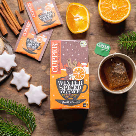 Winterse kruidensinaasappelthee met sinaasappel en kaneel (20 theezakjes), 40 g