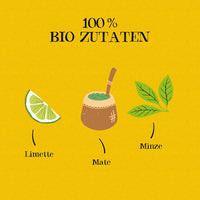 Braziliaanse Sunset kruidenthee met limoen, munt en mate (20 theezakjes), 40 g
