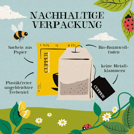 Braziliaanse Sunset kruidenthee met limoen, munt en mate (20 theezakjes), 40 g