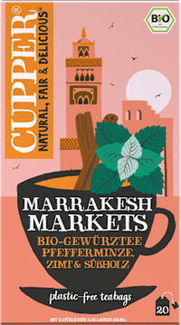 Kruidenthee "Marrakesh Markets" met pepermunt, kaneel en zoethout (20 theezakjes), 35 g