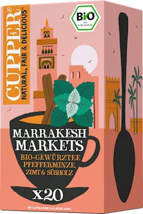 Kruidenthee "Marrakesh Markets" met pepermunt, kaneel en zoethout (20 theezakjes), 35 g