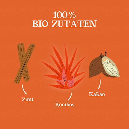 Kruidenthee "South African Adventure" met kaneel, cacao &amp; rooibos (20 theezakjes), 40 g