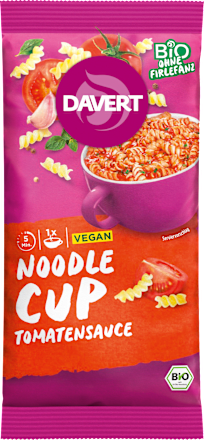Kant-en-klaarmaaltijd, Noodle Cup met tomatensaus, nr. 7, 67 g