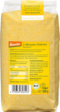 Griesmeel, 2-minuten polenta, glutenvrij, 500 g