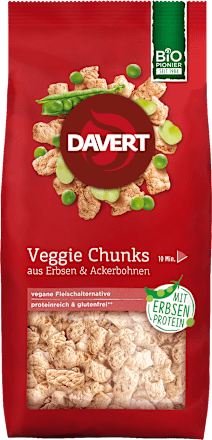Groentestukjes, erwten en tuinbonen, 100 g
