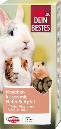 Snackkussentje met haver en appel, 125 g