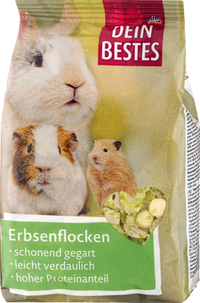Erwtenvlokken voor knaagdieren, 200 g