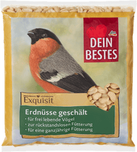 Vogelvoer gepelde pinda's, Exquisit, 750 g