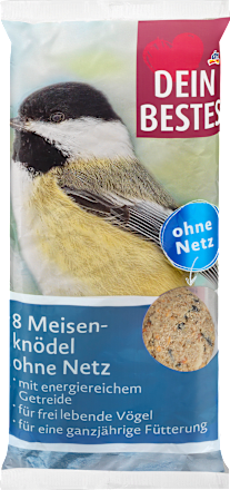 Vogelvoer, vetbollen zonder net (8 stuks), 720 g