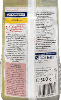 Vogelvoer met vitaminen, jodium &amp; honing, 500 g