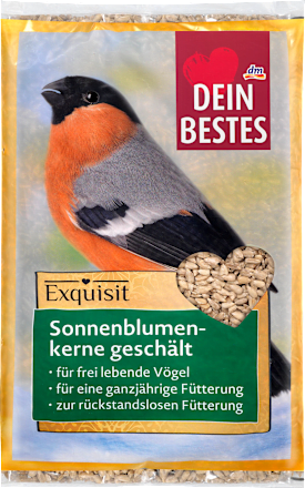 Vogelvoer gepelde zonnebloempitten, 1 kg
