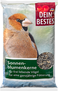 Vogelvoer zonnebloempitten, 1 kg