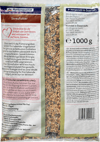 Vogelvoer strooivoermix, 1 kg
