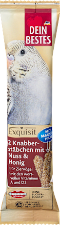 Vogelsnacksticks Honing &amp; Noot, 70 g