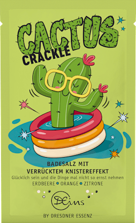 Cactus Crackle Badzout met Crackling Effect, 60 g
