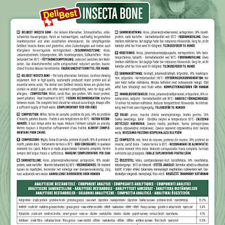 Hondenkauwsnack Insecta Bone met insecten, groot (2 stuks), 200 g
