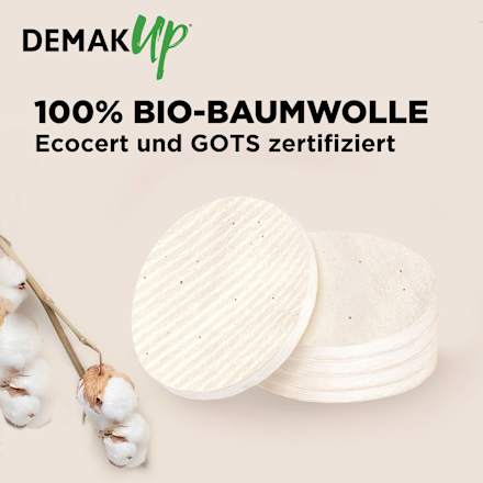 Biologische katoenen wattenschijfjes, 85 stuks