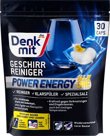 Afwasmiddeldoppen Power Energy, 30 stuks