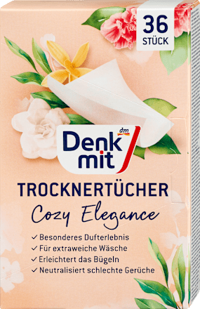 Cosy Elegance droogtrommeldoekjes, 36 stuks