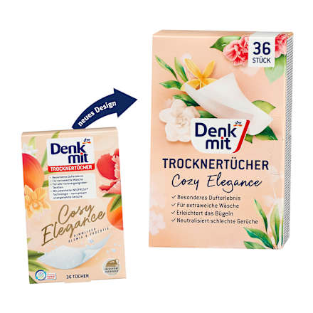 Cosy Elegance droogtrommeldoekjes, 36 stuks