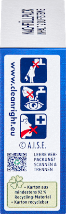 Toilet blauw spoelmiddel navulverpakking, 2 stuks