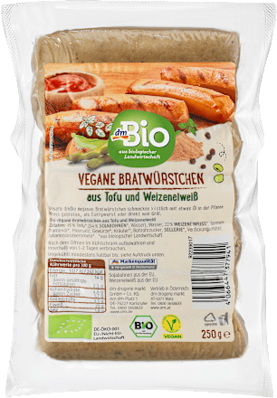 Braadworst, tofu &amp; tarwe-eiwit, 250 g