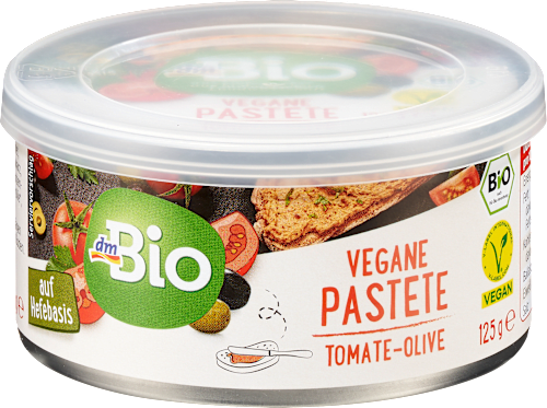 Veganistische tomaten-olijvenspread, 125 g