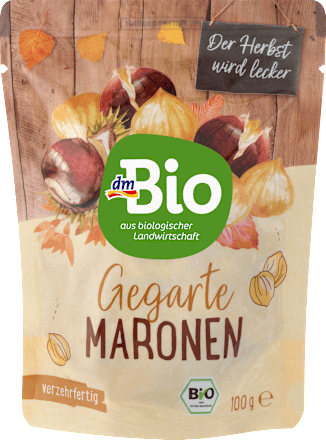 Gekookte kastanjes, klaar om te eten, 100 g