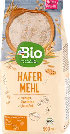 Hafermehl, glutenfrei, 500 g