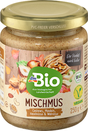 Gemengde notenpuree van vier soorten, 250 g