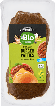 Veganistische burgerpasteitjes, 180 g