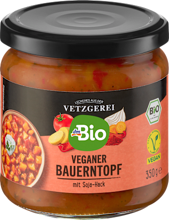 Veganistische boerenpot met sojagehakt, 350 g