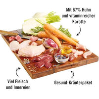 Nat hondenvoer met kip &amp; wortel, maaltijd!, 400 g