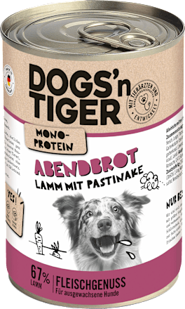 Nat hondenvoer met lam, diner, 400 g
