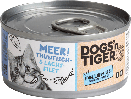 Nat kattenvoer met tonijn &amp; zalm, Sea!, 70 g