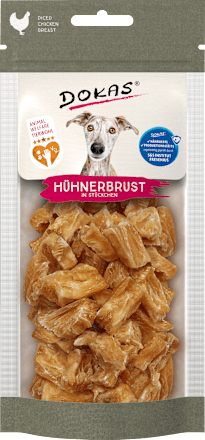 Hondenkauwsnack, stukjes kipfilet, 50 g