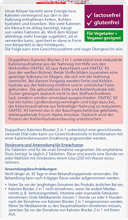 Calorie Blocker 2in1 Tabletten, 30 stuks