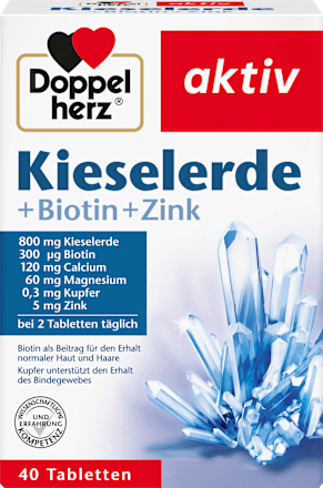 Silica + Biotine + Zink Tabletten 40 stuks, 51,6 g