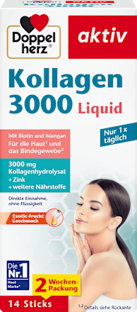 Collageen 3.000 vloeibare sticks 14 stuks, 140 ml