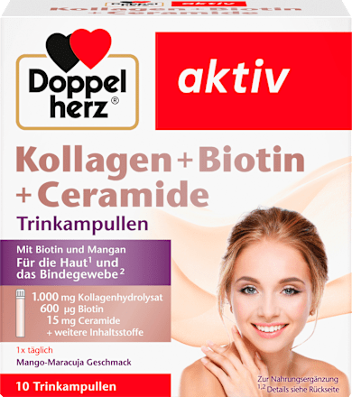 Collageen + Biotine + Ceramide drinkampullen 10 stuks, 250 ml