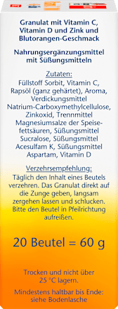 Vitamine C 1000mg + Zink Direct 20 stuks, 60 g