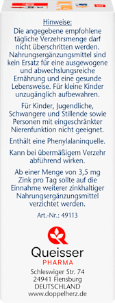 Vitamine C 1000mg + Zink Direct 20 stuks, 60 g