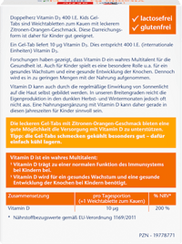 Vitamin D3 400 I.E. Kids Gel-Tabs 27 St, 35,1 g
