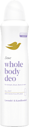 Deodorant spray voor het hele lichaam, lavendel- en kamillegeur, 150 ml