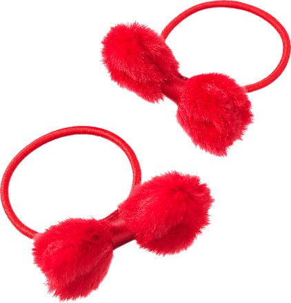 Haarelastiekjes strik, 2 stuks